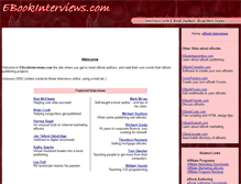 Tablet Screenshot of ebookinterviews.com